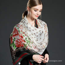 Silk Arranges Concerning Georgette Scarf Woman